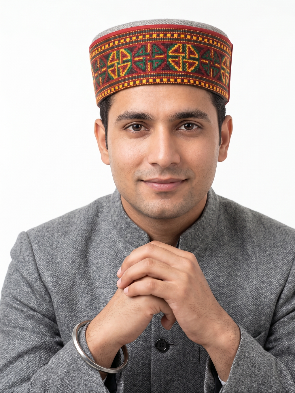 Traditional Himachali Topi / Cap | assorted multicoloured & textured pattern