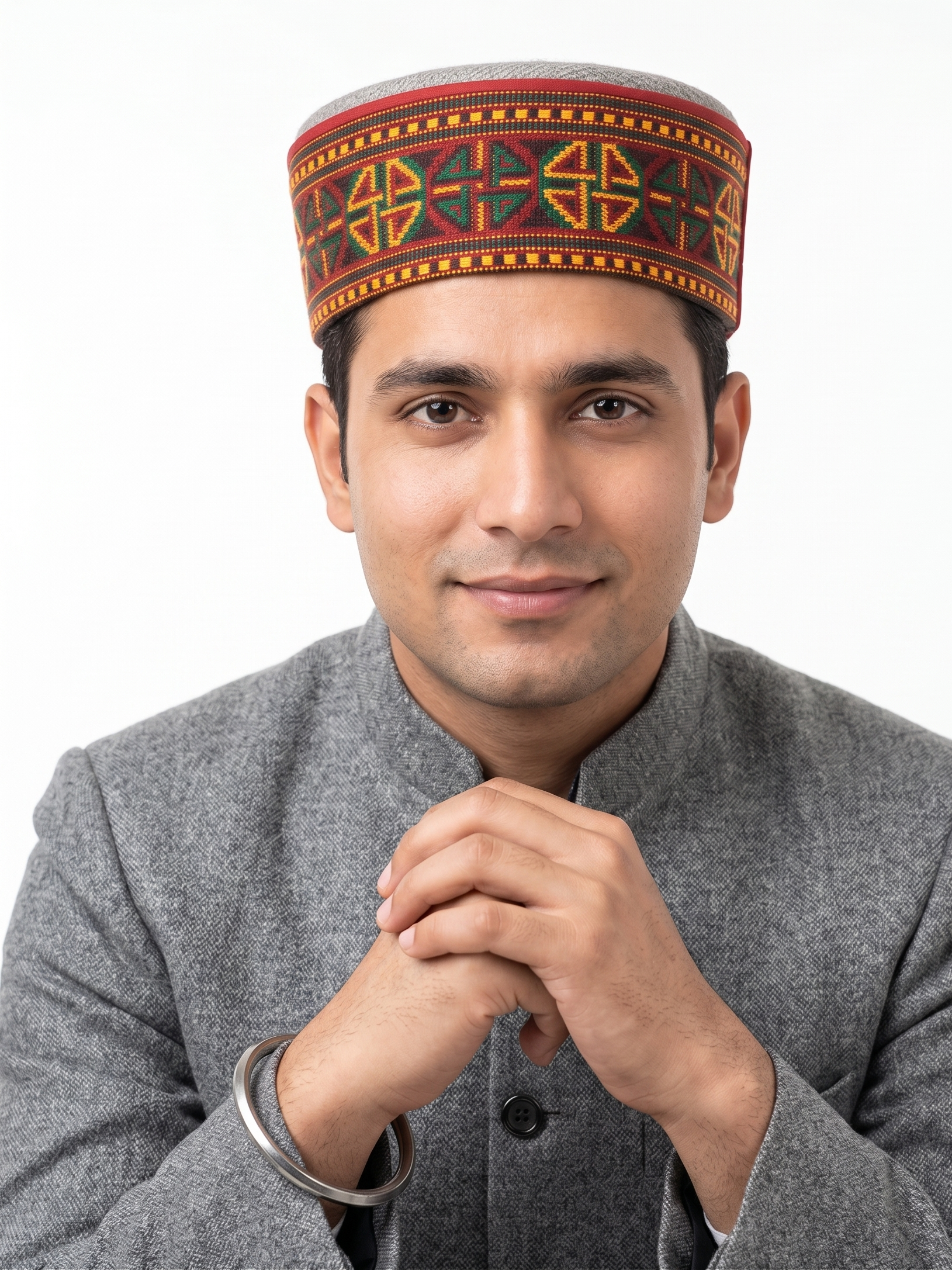 Traditional Himachali Topi / Cap | assorted multicoloured & textured pattern