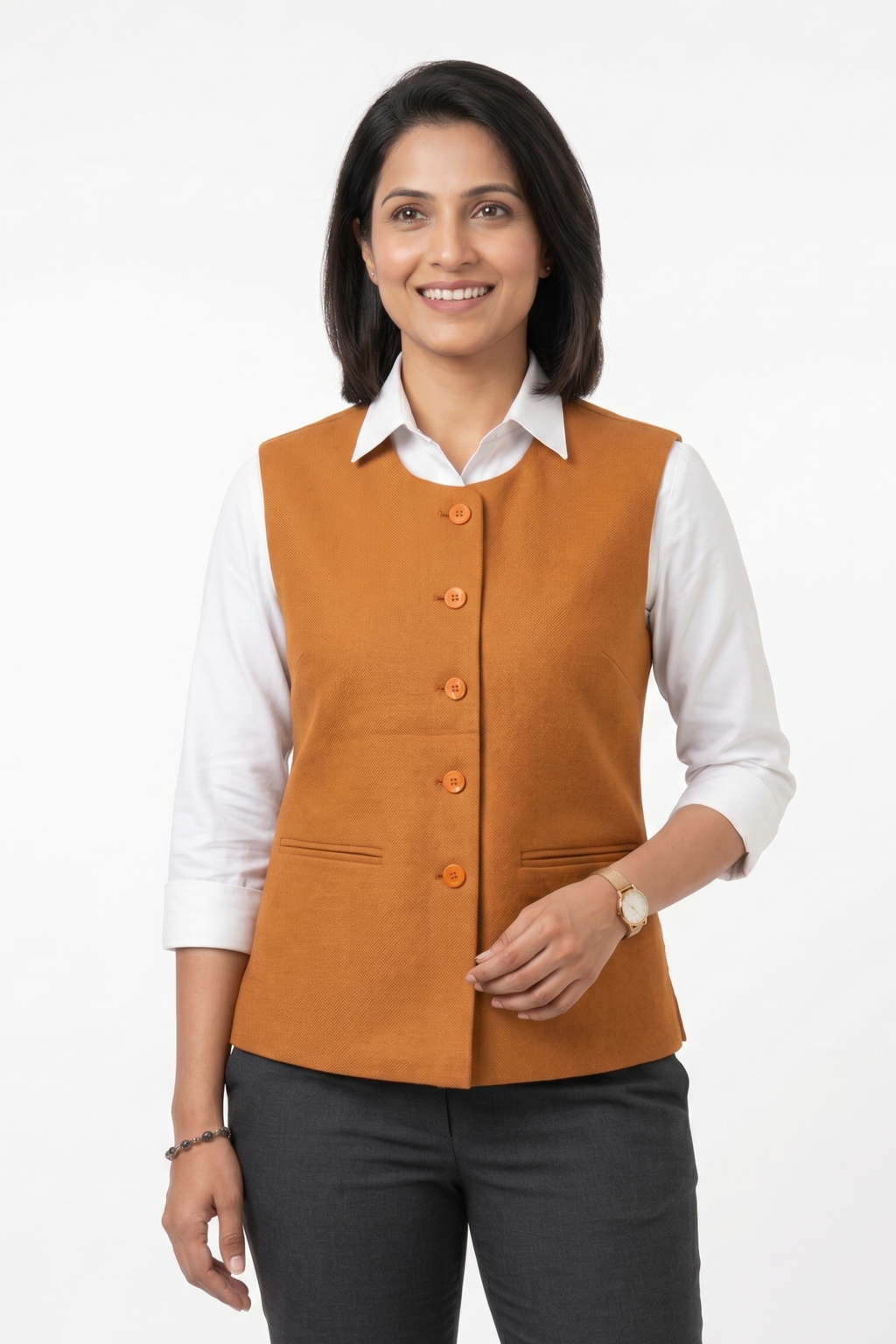 Women | All-weather Sadri | Vest-Jacket | plain