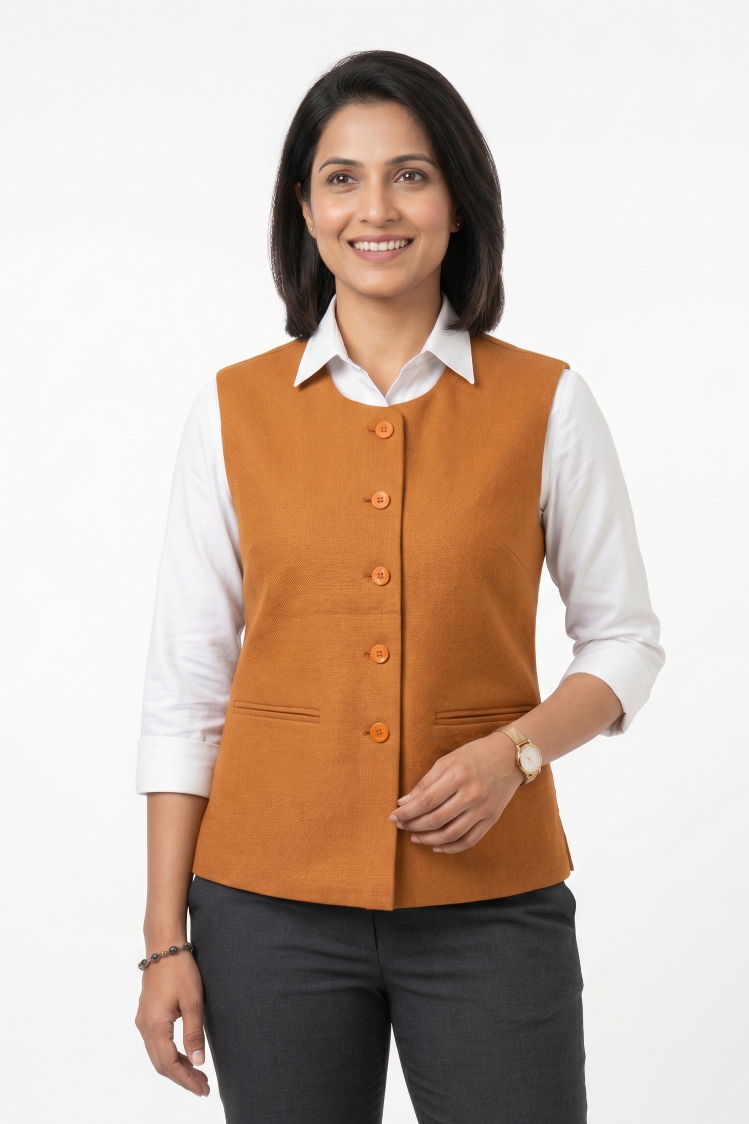 Women | All-weather Sadri | Vest-Jacket | plain