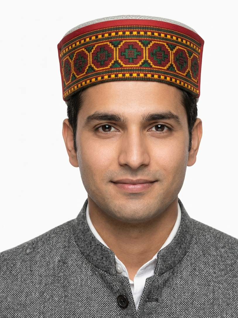 Traditional Himachali Topi / Cap | assorted multicoloured & textured pattern