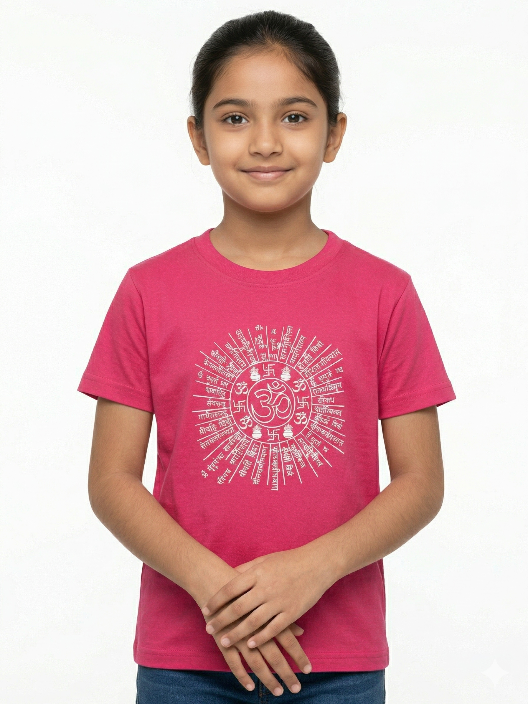 Kids | 'Mantra' Cotton T-Shirt | round neck | intricate graphics