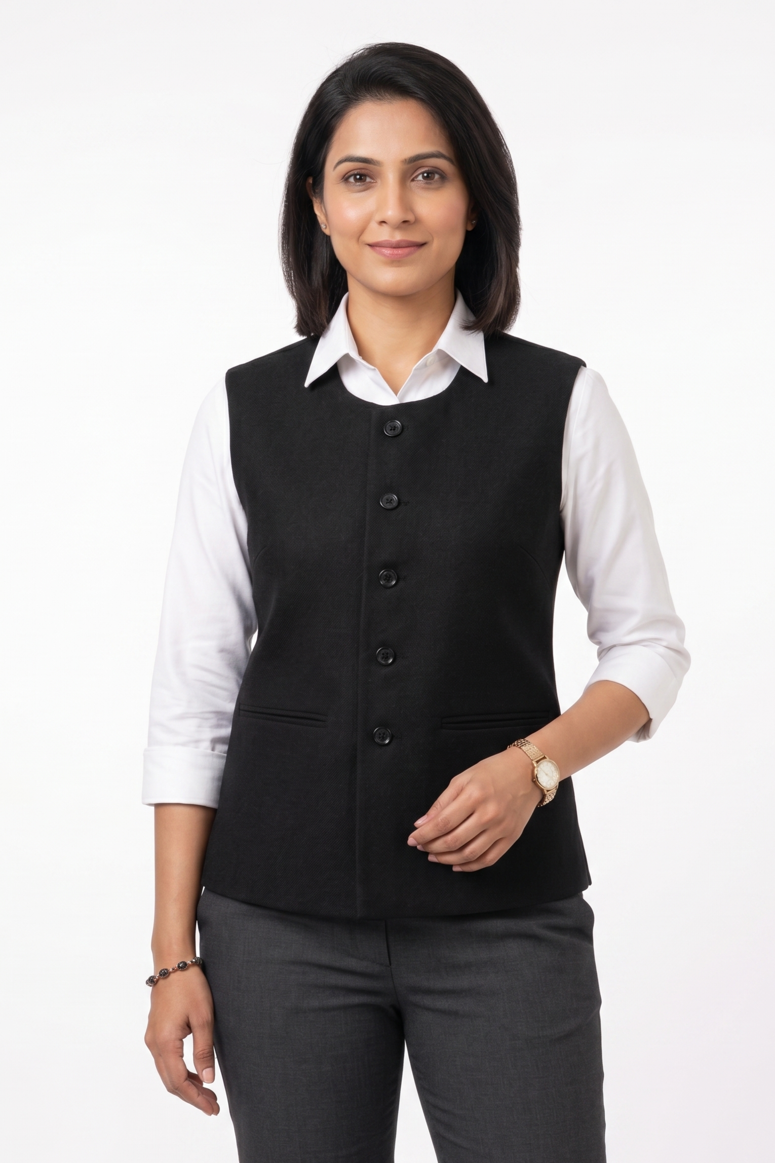 Women | All-weather Sadri | Vest-Jacket | plain