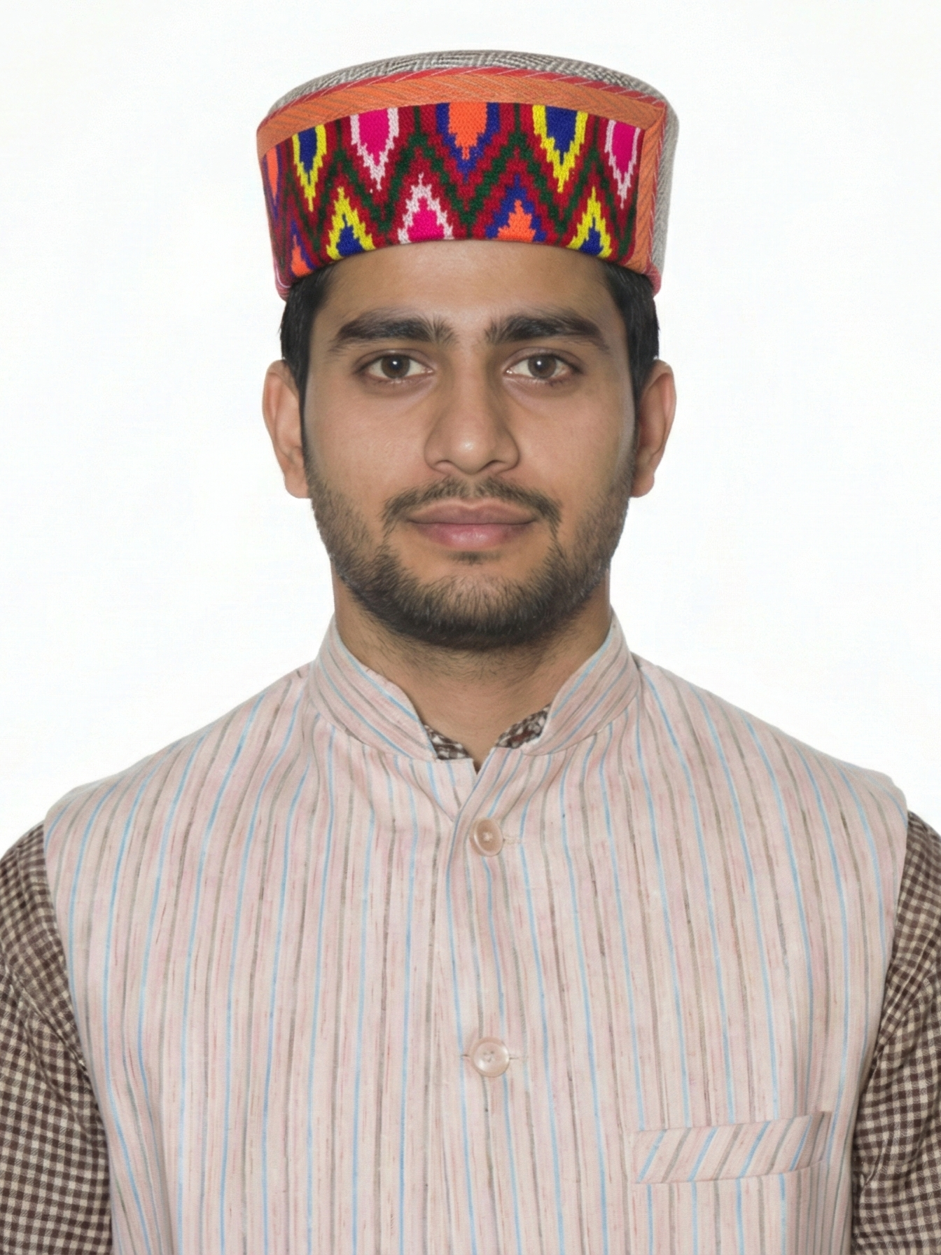 Traditional Himachali Woolen Kullu Topi / Cap- LEHARI | handcrafted | intricately woven band