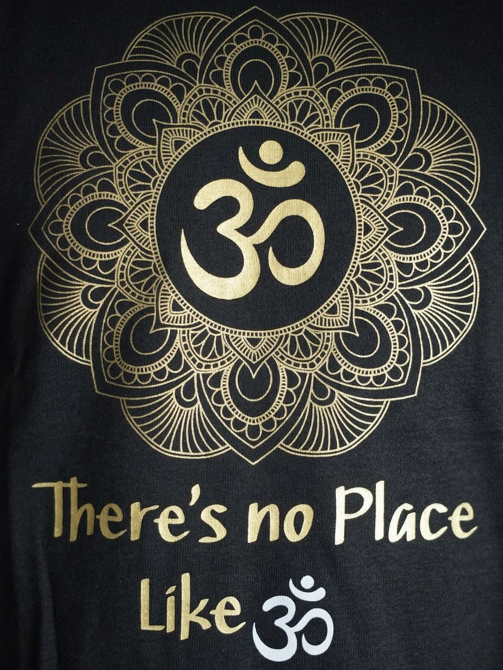 Unisex | 'Om' Cotton Yoga T-Shirt | half sleeve | round neck | stretchable loose fit