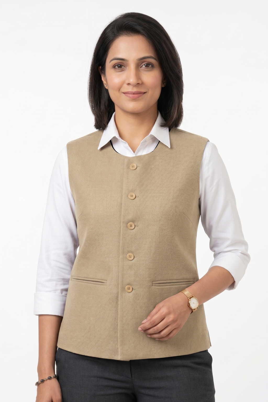 Women | All-weather Sadri | Vest-Jacket | plain