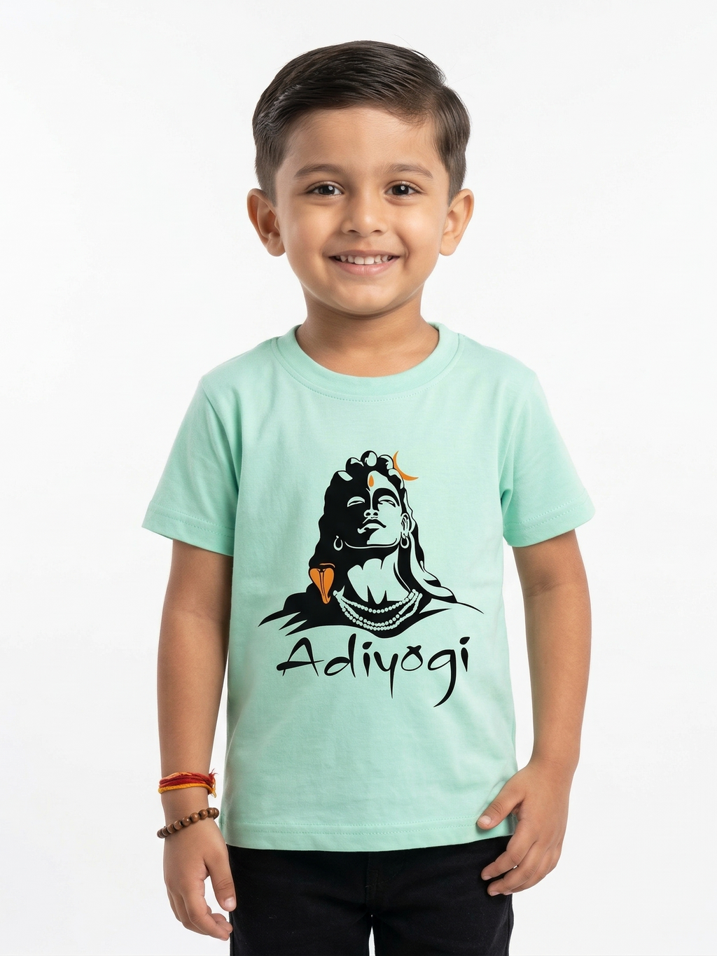 Kids | 'Adiyogi' Cotton T-Shirt | round neck | intricate graphics