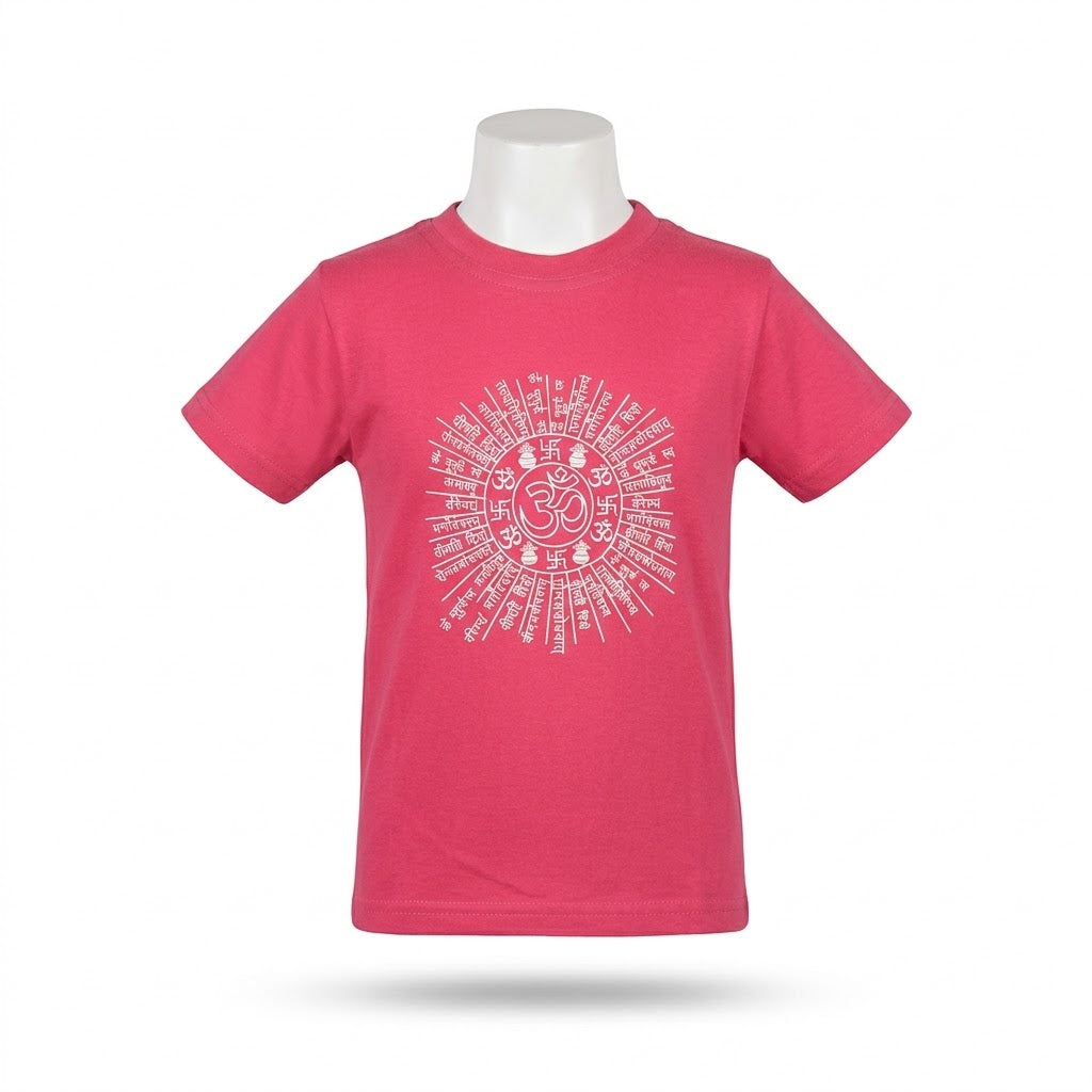 Kids | 'Mantra' Cotton T-Shirt | round neck | intricate graphics