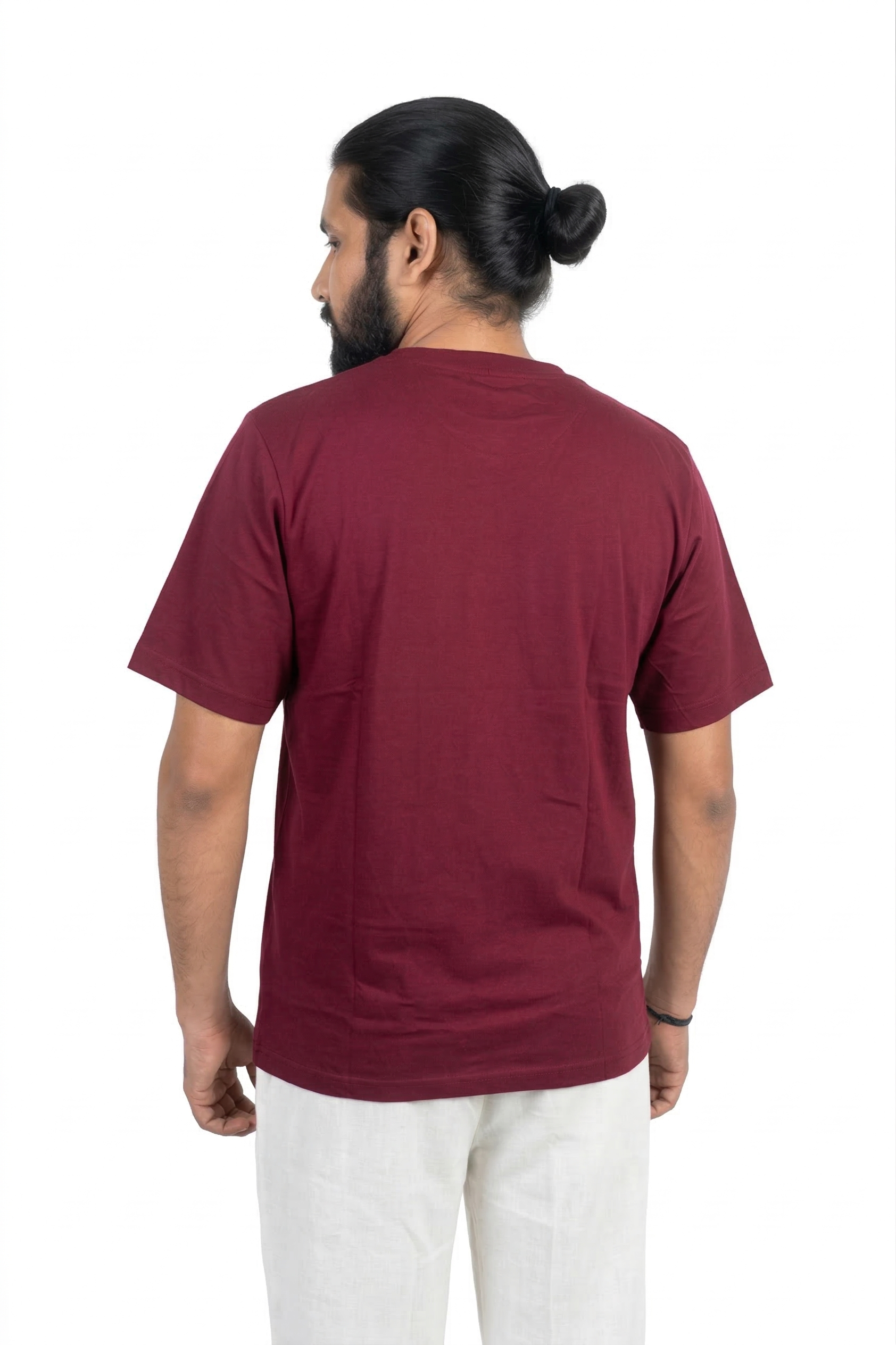 Unisex | '7-Chakra' Cotton Yoga T-Shirt | half sleeve | round neck | stretchable loose fit
