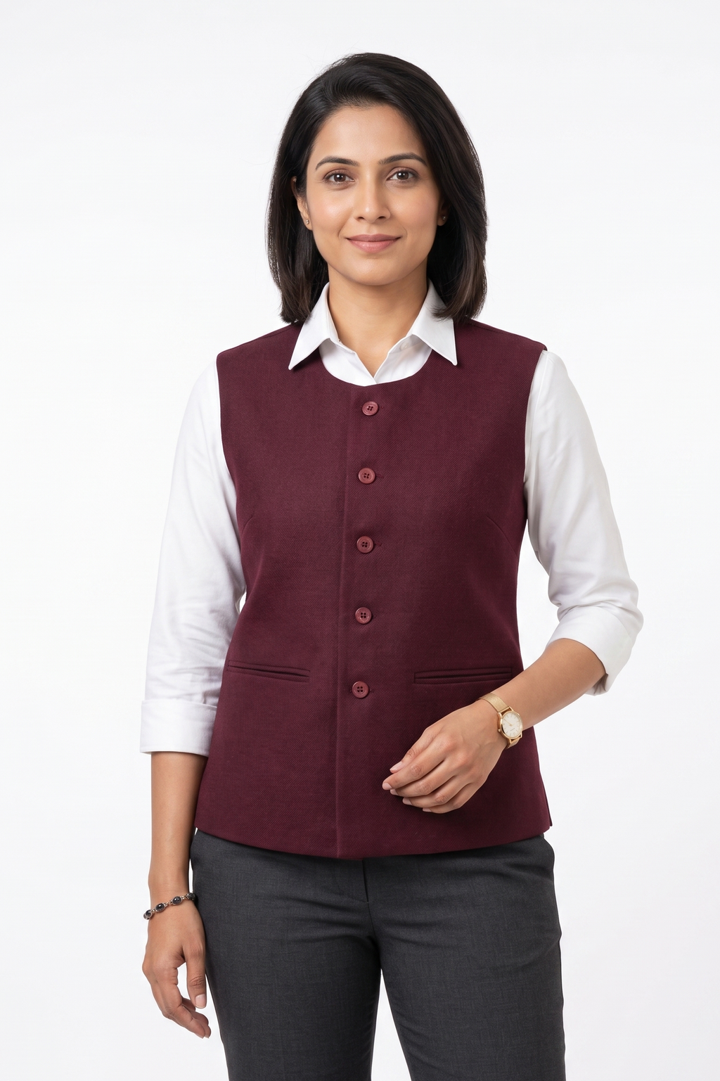 Women | All-weather Sadri | Vest-Jacket | plain