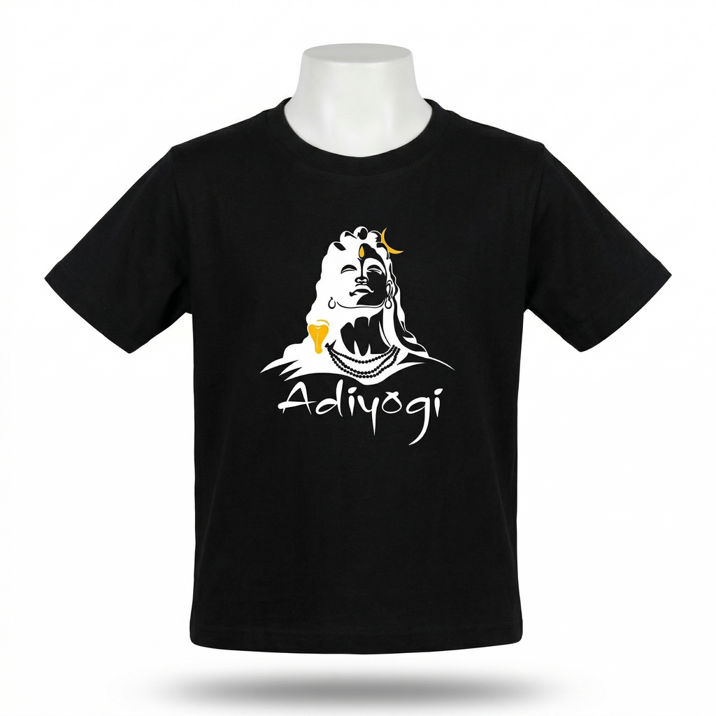 Kids | 'Adiyogi' Cotton T-Shirt | round neck | intricate graphics