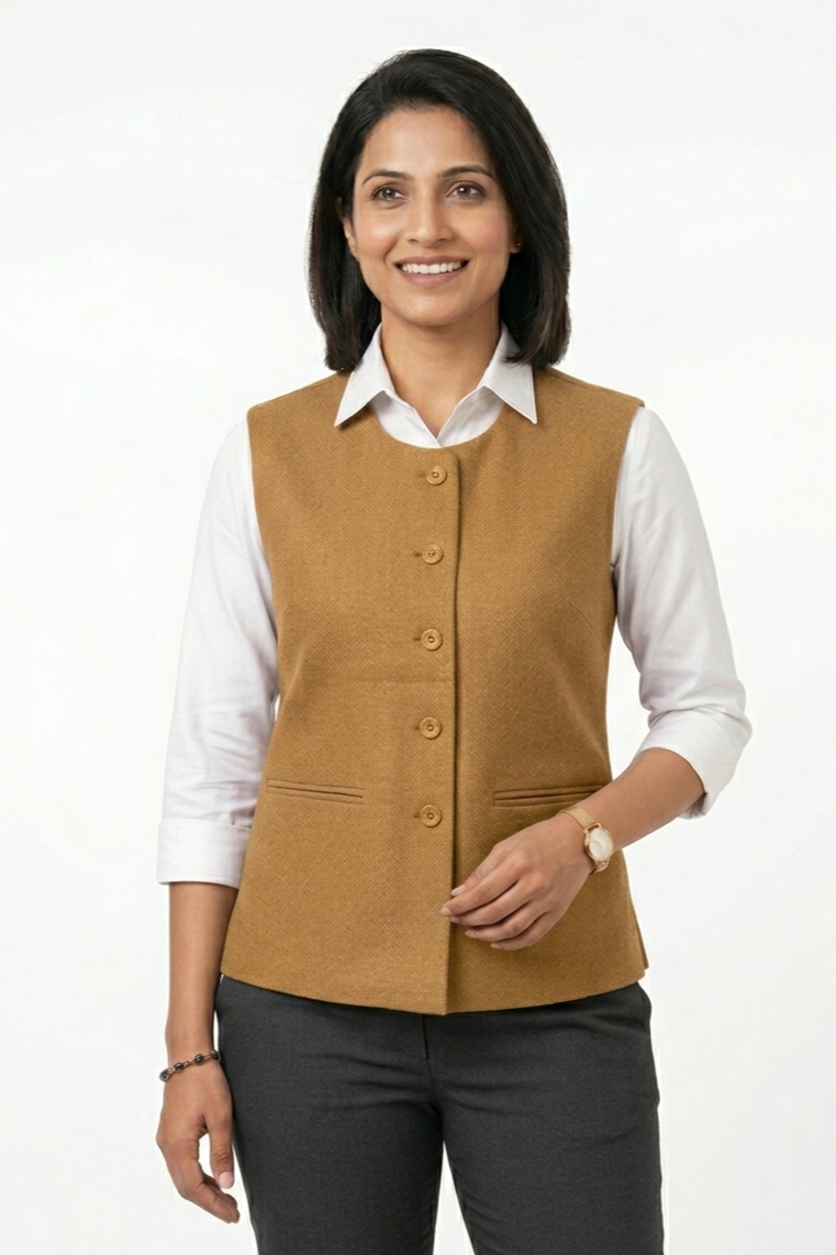 Women | All-weather Sadri | Vest-Jacket | plain