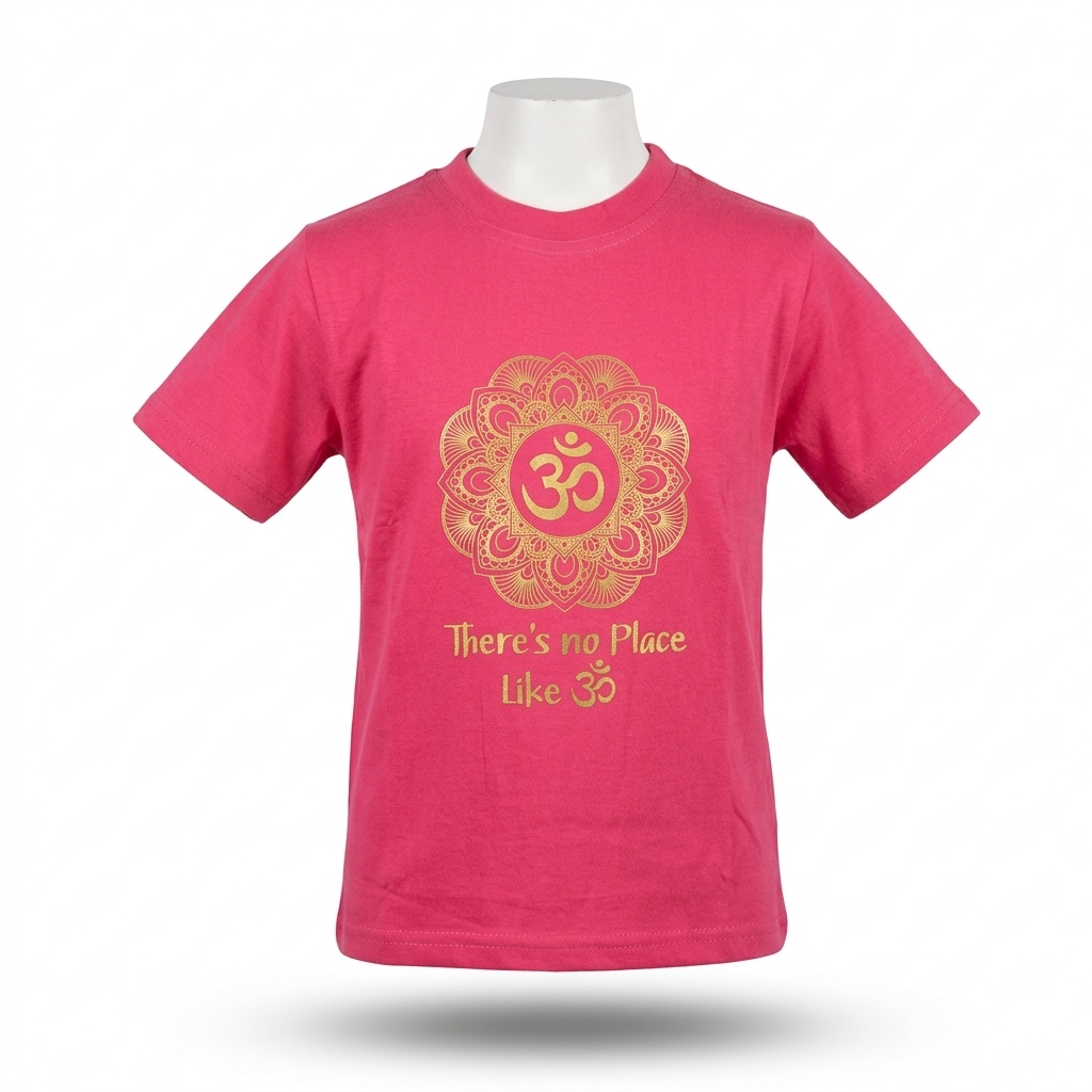 Kids | 'Om Mandala' Cotton T-Shirt | round neck | intricate graphics