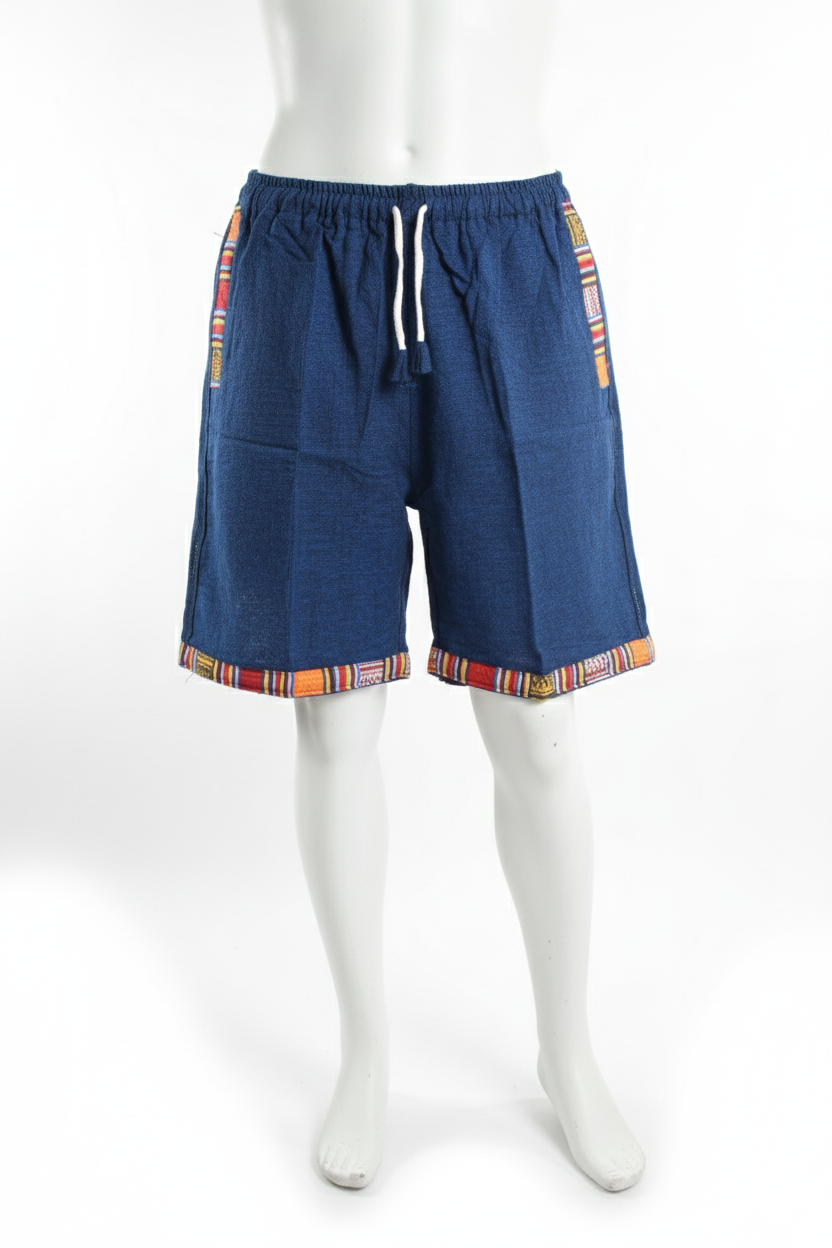 Unisex | Himalayan Patti Khadi Cotton Nicker/ Shorts | side pockets| plain