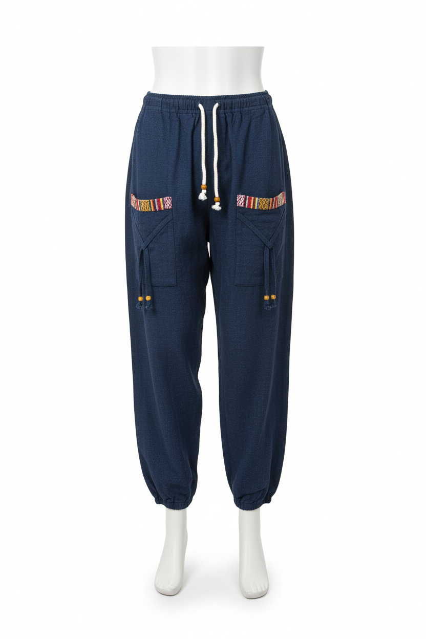 Unisex | Himalayan Patti Khadi Jogger/ Pajama | front pockets | plain