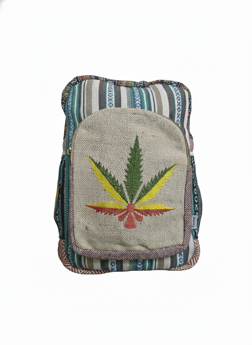 Block-printed Cotton Bag Pack | assorted multicoloured & textured pattern | medium size | unisex