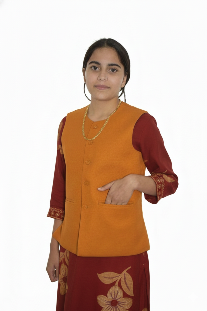 Women | Traditional Woolen Sadri | Vest-Jacket | plain